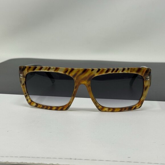 Vintage Anne Klein II For Riviera Tortoise Flat Top Sunglasses Frame Scratched main image 5